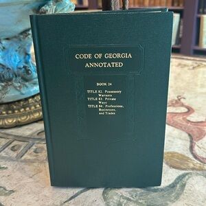 Code of Georgia Annotated. Book 24